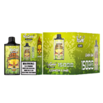 VapSolo Super Lemon Lime disposable vape featuring 1500 puffs with vibrant packaging and design.