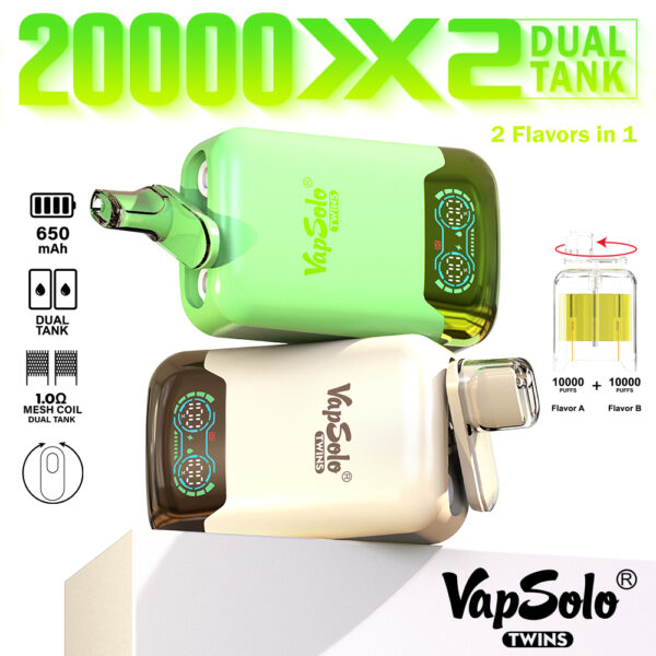 Vapsolp TWINS 20000 Puffs
