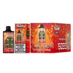 Título: VapSolo Super Watermelon Ice 1500 Caladas - Empaque de Vape. Texto alternativo: Imagen del empaque del vapeador VapSolo Super Watermelon Ice que muestra un pequeño dispositivo y su caja, con la indicación de 1500 caladas y una advertencia sobre la adicción a la nicotina. Pie de foto: VapSolo Super Watermelon Ice ofrece 1500 caladas de refrescante sabor a sandía helada en un elegante empaque. Descripción: La imagen muestra VapSolo Super Watermelon Ice, un dispositivo de vapeo con un diseño llamativo que resalta su sabor y capacidad de caladas. El empaque destaca las 1500 caladas e incluye una advertencia sanitaria sobre la adicción a la nicotina, capturando la esencia de una experiencia de vapeo moderna. Nombre del archivo de imagen: vapsolo-super-watermelon-ice-1500-puffs.png